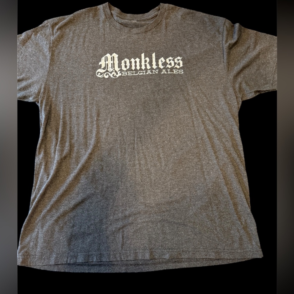 XL Men’s Monkless brewery Gray Short Sleeve Tee